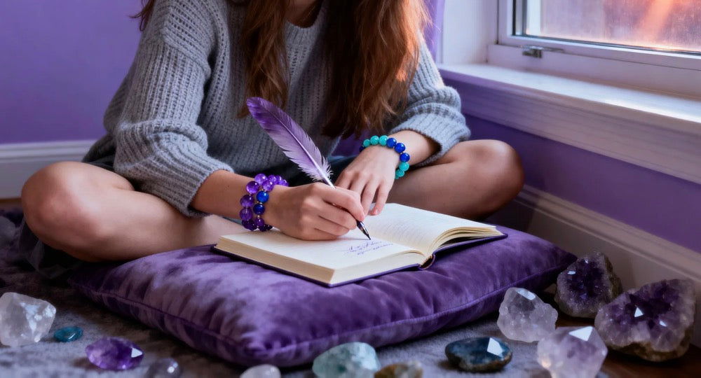 Manifestation-Bracelets-How-to-Set-Intentions-with-Crystals LumeChing - Online Luck & Fashion Crystals Store - healing crystal bracelet