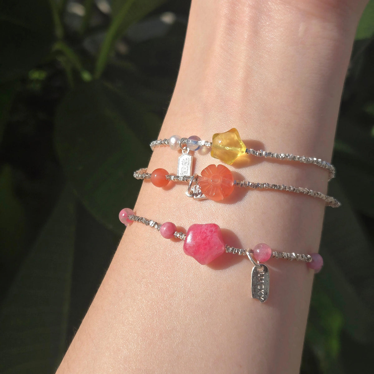 Auspiciousness & Tenacity & Purity Lume Chinghealing crystal bracelet