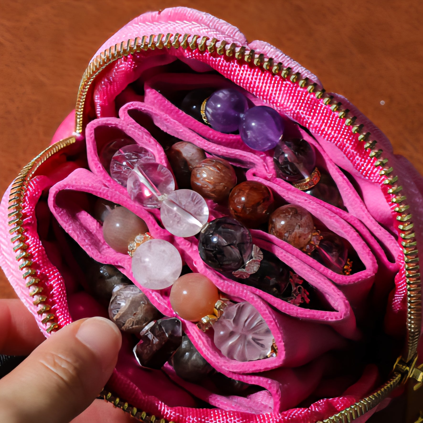 Texture Multi-layer pouch